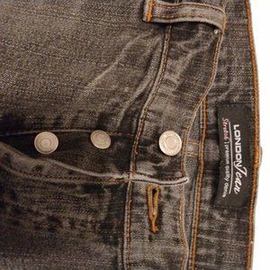 London Jeans Straight Leg Button 8L